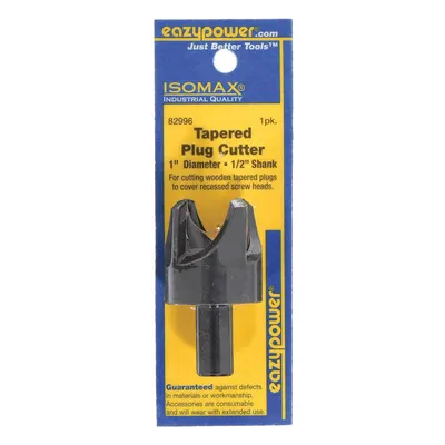 EAZYPOWER Plug Cutter: 1/4 in Plug Dia, 1 1/2 in Overall Lg, 1/4 in Shank Dia - High-Speed Steel Plug-Cutting Drill Bits