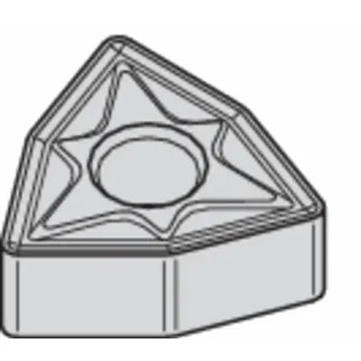 WIDIA Turning Insert: WNMG4326P - Trigon (W) Indexable Turning Inserts