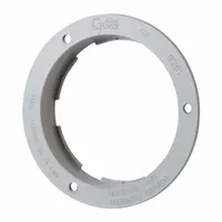 This GROTE bracket is designed for mounting vehicle lights. It is made of polycarbonate, offering impact resistance. The bracket measures 5 9/16 inches in length and 3/4 inches in height. Suitable for use in fleet and vehicle maintenance applications where secure light mounting is required