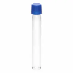 Approved Vendor Polycarbonate Culture Tube, 9 mL, Round Bottom, Colorless, with Blue Cap (TPC15103)