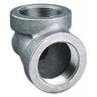 Metal Pipe Tee: 3 in x 2 in x 3 in, Threaded x Threaded x Threaded, Class 125, Cast Iron (MPN 0300060803)