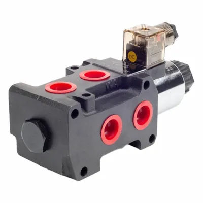 CHIEF Hydraulic Manifold Valve: Six-Way / Two Positions, 13.2 gpm, 3,600 psi - Solenoid Operated Hydraulic Selector Valves