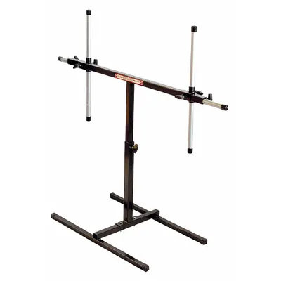 KEYSCO TOOLS Work Stand: Work Stand, Steel, Bumpers, 46 in Max Op Ht - Auto Body Work Stands