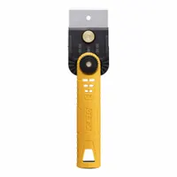 OLFA Scraper: Bld. Mat. Steel, Hdl. Mat. Nylon, Stiff, Square Bld. Shape, 8 in Overall Lg (MPN BTC-1D/X)