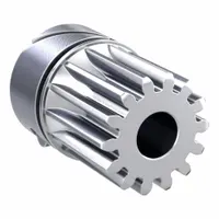 F-Loc Spur Gear: Module m 1, 14 Teeth, 6 mm Bore Dia, Stainless Steel, 20° Pressure Angle (MPN SUSF1-14)