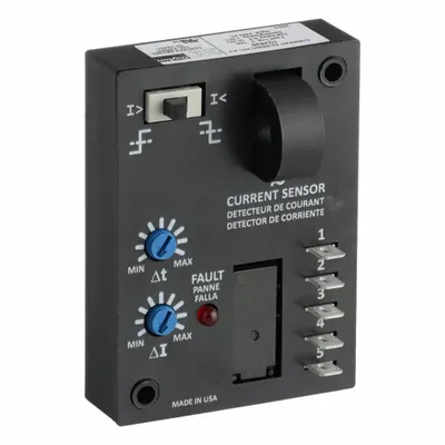 Dayton Adjustable Current Sensing Relay: Surface Mounted, 10 A Current Rating - Surface-Mounted Relays