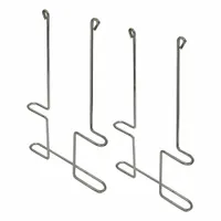 BUYERS PRODUCTS Brackets: Steel, 1 3/16 in Overall Wd, 20 3/4 in Overall Ht, Anti-Sail Bracket, 1 PR (MPN 390BZ)