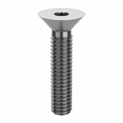 FOREVERBOLT Socket Flat Head Screw: 5/16"-18 Thread Size, 1 1/2 in Lg, Flat, NL-19 - Flat Head Socket Cap Screws