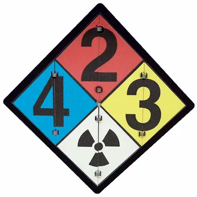 ACCUFORM Sign: Aluminum, 15 1/2 in Ht, 15 1/2 in Wd, 0.063 in Thick - Safety