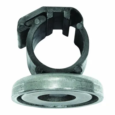 MAG DADDY Snap-In Cable Holder: 0.5 in Max. Bundle Dia., Plastic - Magnetic Cable Clips