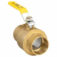 APOLLO Manual Two-Way Ball Valve: 2 in, Brass, Straight, Sweat x Sweat, 600 psi Max. Pressure (CWP) (MPN 94A20801)