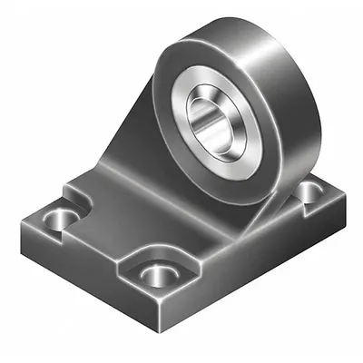SPEEDAIRE Cylinder Mounting Hardware: Pivot Bracket, Fits 100 mm Bore Dia - Pivot & Eye Mounting Hardware