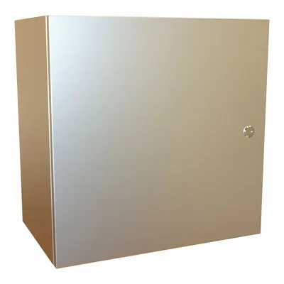 HAMMOND Electrical Enclosure: 316 Stainless Steel, 20 in x 20 in x 12 in, NEMA 12/13/3R/4/4X - Stainless Steel Enclosures