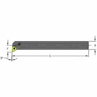 ULTRA-DEX USA Indexable Boring Bar: S24U MDUNR4 (MPN 957-000-434)