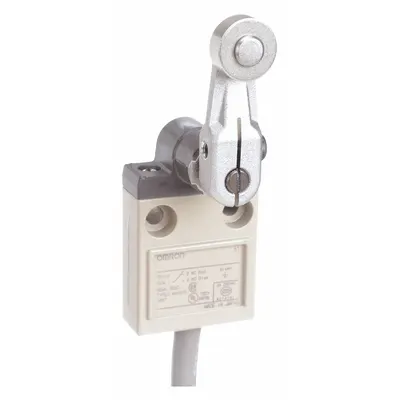 OMRON Roller Lever Plunger Limit Switch: 25 mm Mounting Hole Vertical Center to Center Distance - Roller Lever-Arm Limit Switches