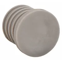 This barbed fitting plug is designed for sealing the end of PEX tubing in plumbing and hydronic heating systems. Made from poly alloy, it uses a crimp connection method with standard crimp rings and tools for a secure, leak-resistant closure on 1/2 in ID PEX lines