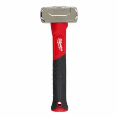 This steel drilling hammer features a 2 lb head with a 1-5/8 in diameter and an 11 in overall length. The round shape is suited for striking chisels, punches, and masonry drills in construction and demolition tasks.