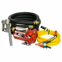 FILL-RITE Electric Drum Pump: 12 V DC, 1/6 hp HP, 12 gpm Max. Flow Rate, Pump with Hose & Nozzle (MPN RD1212NH)