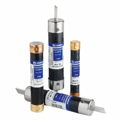 This LITTELFUSE NLS Series fuse is a fast-acting, non-indicating blade fuse rated for 300 A. It operates at 600 V AC and 500 V DC, providing overcurrent protection in industrial electrical circuits such as motor and transformer protection.