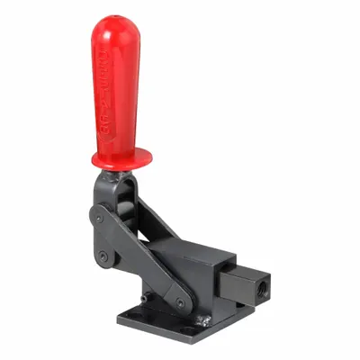 DE-STA-CO Straight Line Clamp: Flange Base Mounting, Std Horizontal Handle, 1.96 in Arm Lg - Standard Straight-Line Toggle Clamps