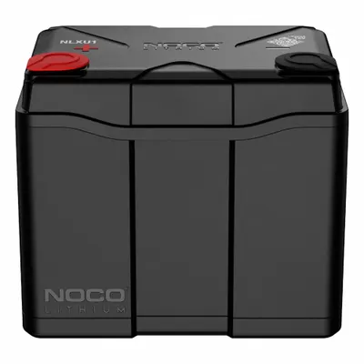 NOCO Lithium Battery: 12.8V DC, 40 Ah Capacity, 6.69 in Ht, 6.69 in Wd, 7.76 in Dp - Lithium Iron Phosphate (LiFePO4) Sealed Batteries