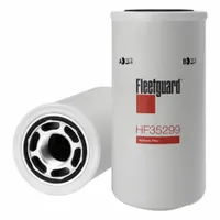 Spin-on hydraulic fluid filter with an overall height of 8 5/16 inches. Designed for use in Case IH vehicles to remove contaminants from hydraulic and power steering systems