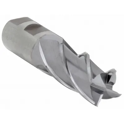 CLEVELAND Square End Mill: High Speed Steel, TiCN Coated, 4 Flute, 15/16" Mill Dia - General Purpose High-Speed Steel Square End Mills