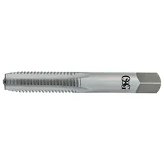 Straight flute STI tap for cutting internal threads prior to helical coil insert installation. UNF 9/16"-18 thread size, H3 / 2B-3B tolerance, 4 flutes, plug chamfer. Suitable for general thread repair and reinforcement applications.