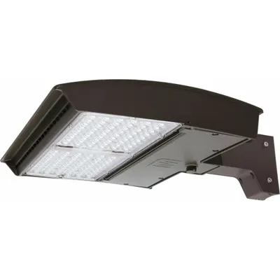 MAXLITE Street Light: LED, Arm Mount, 17,425 lm, 3000K/4000K/5000K, 125 W, 120 to 277V AC - LED Street & Parking Lot Light Fixtures