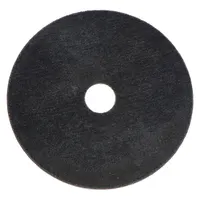 Type 1 cut-off wheel for general-purpose cutting of carbon and stainless steel. Aluminum oxide abrasive with 36 grit. Dimensions: 2" diameter, 1/16" thickness, 1/4" arbor hole. Suitable for fabrication, maintenance, and repair applications on ferrous metals