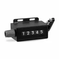 TRUMETER Mechanical Stroke Counter: Top Coming (TC), Top Coming (TC), Base Mounting, White, 5 Digits (MPN 1-2035)