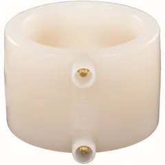 This Schedule 40 white coupling is made of polyvinylidene and features a 2 in x 2 in fitting pipe size. It includes a collar and meets ASTM E-84 standards for surface-burning characteristics. Used to join two sections of Schedule 40 pipe in fluid-handling systems.