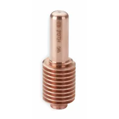 Standard-duty consumable electrode for Miller ICE-60T handheld plasma torch. Rated at 60 A, it conducts current and sustains the pilot arc for cutting conductive materials. Sold in a pack of 5.