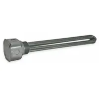 TEMPCO Screw Plug Immersion Heater: 3 Phase, 240V AC, 3,000 W Watt, 2 in NPT, 20.7 W/sq in, Steel (MPN TSP02221)