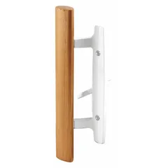 Recessed handle for sliding doors, measuring 9 inches in height and 2 1/8 inches in width. Used to secure sliding doors in applications where a flush-mount locking solution is required.