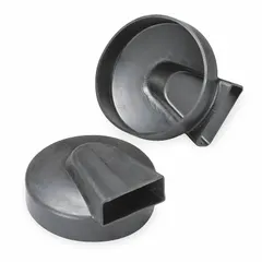 This accessory is designed for use with the 3M RBE-LV PAPR system. It provides a protective cover for cartridges during showering, helping to shield them from water exposure and maintain equipment integrity. Suitable for decontamination workflows in industrial and hazardous environments.
