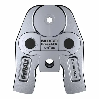 DEWALT Press Jaw: 1/4 in Pipe, NIBCO PressACR Refrigeration Press Fitting System - Jaws for Compact Press Tools
