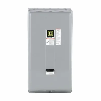 SQUARE D NEMA Magnetic Motor Starter: Non-Reversing, 3 Poles, NEMA Size 3 - Enclosed Non-Reversing Starters with Electronic Overloads