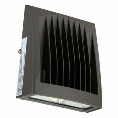 EXO Wall Pack: LED, 3,060 lm, 4000K, 30 W, 120 to 277V AC, Type III - LED Anti-Glare Compact Wall Packs
