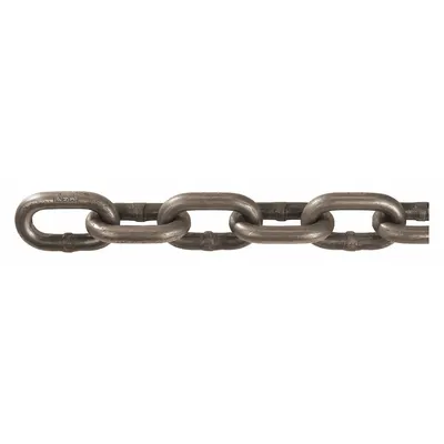 PEERLESS Straight Chain: 5/16 in Chain Trade Size, 43 Chain Grade, Carbon Steel - Grade-43 Load-Securing Chains
