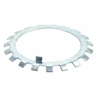FSQ Bearing Lock Washer: W26, Inch, Steel, AN26, 6.188 in Face Dia, For 5 3/16 in Nominal Shaft Dia