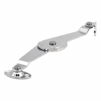This steel lid support from SUGATSUNE provides a mechanical stop for maintaining lid positioning at a maximum angle of 90°. With an overall height of 1 7/64 in and width of 41/64 in, it is suited for use in access panels, enclosures, and machinery covers