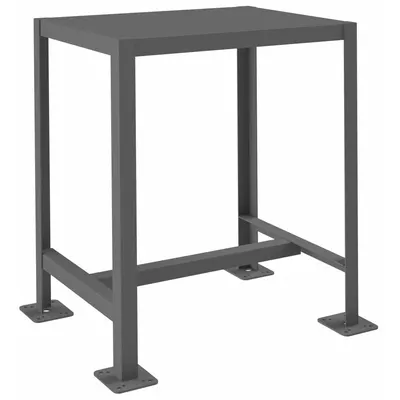 DURHAM MFG Work Table: Fixed Ht, Steel, 24 in x 18 in, 2,000 lb Overall Load Capacity - Steel-Top Worktables