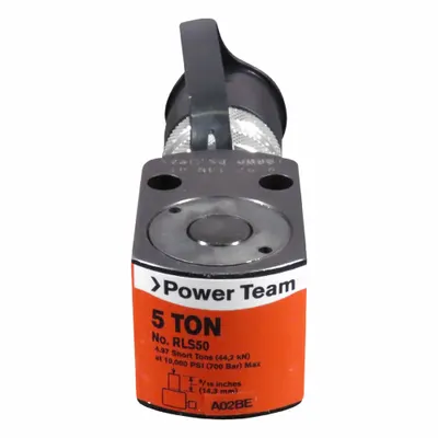 POWER TEAM Standard Hydraulic Rams: Single Acting, 5 ton Nominal Capacity - General Purpose Rams