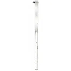 Ratcheting micrometer torque wrench with 1/2 in drive, torque range 60 N-m to 300 N-m. Features dual foot-pound/Newton-meter scale and is tether capable. Used for precise tightening of fasteners in assembly, maintenance, and quality control tasks.