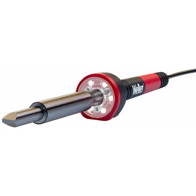 WELLER Corded Soldering Irons: 80 W, 880°F, Chisel Tip, 0.375 in Tip Wd - Electric Soldering Irons with LED Lights