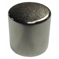 This neodymium disc magnet, Type 35, has a 1/2 in outside diameter and 0.5 in thickness, with a maximum pull force of 11.6 lbf. It is used for holding, lifting, and positioning ferrous parts in industrial fixturing, assembly, and material handling applications