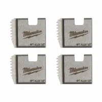 Pipe Threading Die Head: 1/2 in Pipe, NPT, Right Hand, Alloy Steel, 4 No. of Dies, 4 PK (MPN 48-36-1101)