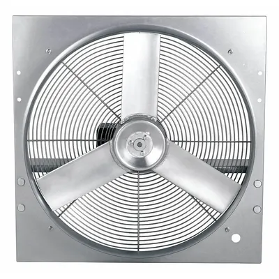 Dayton Exhaust Fan: Direct Drive, 20 in Blade, 1/3 hp, 4,134 cfm, 115/230V AC - Standard Direct-Drive Panel Exhaust Fans