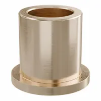 Flanged Sleeve Bearing: Bronze, SAE 841, 5/8 in Bore, 7/8 in OD, 1 in Lg, USDA H-1 Approved, 3 PK (MPN ECOF101416)